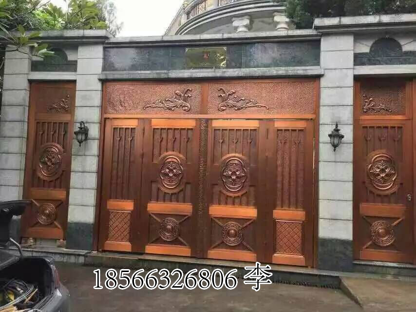 门业图片-门业【佛山聚福龙楼梯厂】别墅铜楼梯定制专家-中国知名品牌质量*好铜门001图片